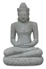 Product image 1 of the product “Sitting Buddha, 100cm height,  natural stone (Basanite), stonemasonry ”
