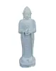 Product image 1 of the product “Standing Buddha made of Riverstone in Dharmachakra position - gesture of wheel of the teaching of Dharma. About 120cm height. ”