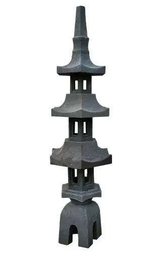 Product image of the product “Lava stone lantern, multi-piece, approx. 160cm height ”