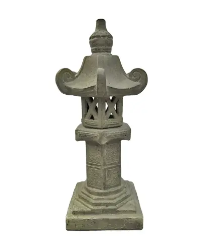 Product image of the product “Japanese garden lantern, 84 cm height, cast stone, handcrafted & coloured 80 cm”