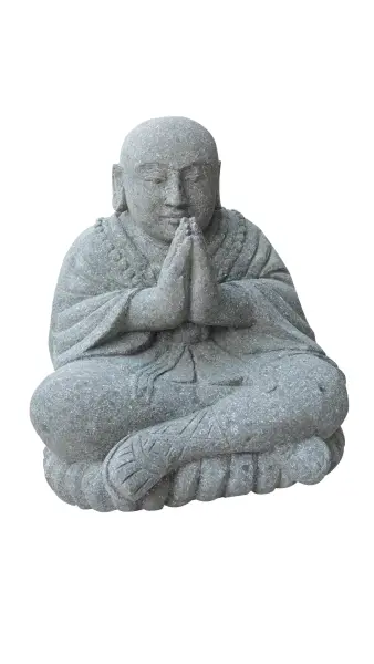 Product image 1 of the product “Seated Monk 45cm high, natural green ”