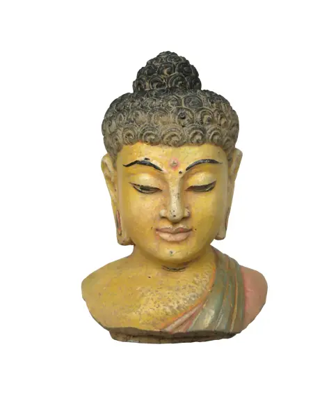 Product image 1 of the product “Buddha Bust, 29 cm, handpainted ”
