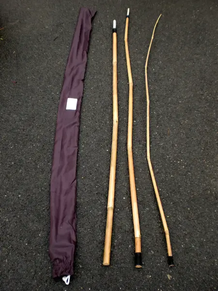 Product image 1 of the product “Bamboo stick for Bali Flag, 450cm Plug-in system in satin pouch ”