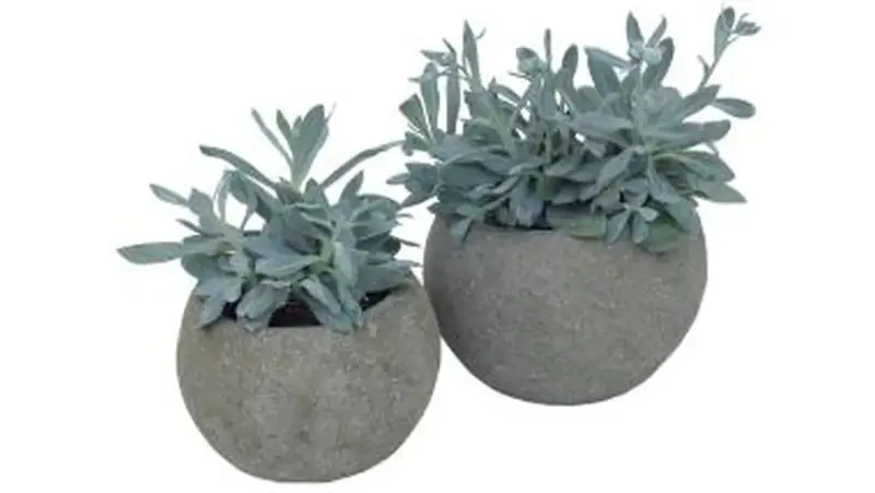 Product image 1 of the product “Round vessel, basanite, rough, 30cm dia ”