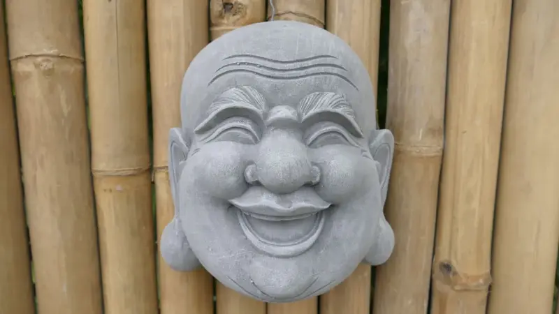 Product image 1 of the product “Mian - Big Buddha mask, 21cm H | cast stone ”