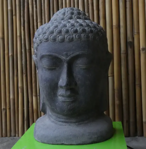 Product image 1 of the product “Buddha Mask, half head, 75cm height 75 cm”
