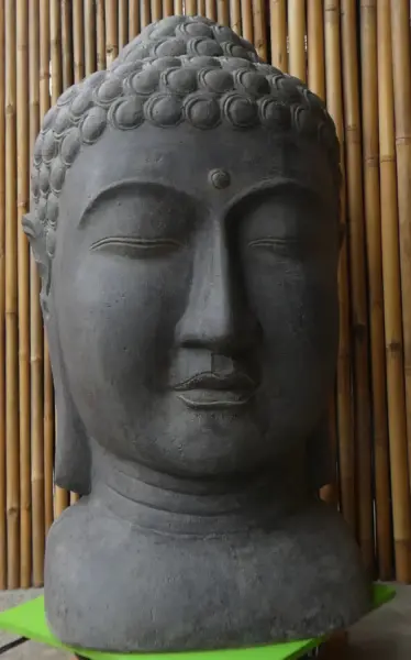 Product image 1 of the product “Buddha Mask, half head, 125cm height 125 cm”