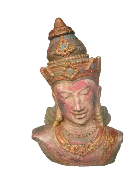 Product image 1 of the product “Ken Dede's head, 30cm painted cast stone ”