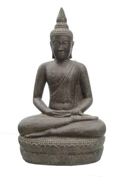 Product image 1 of the product “Seated Buddha - thai Style with symbolized flame on the head. 125cm height 125 cm”