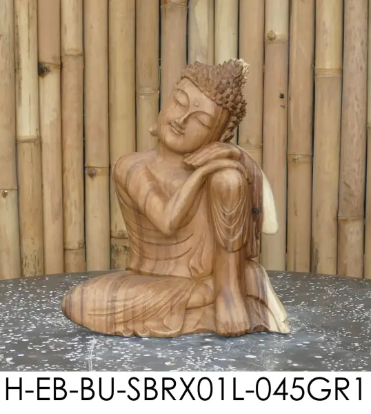 Product image 10 of the product “Hema - Buddha relax - left knee is up, 45 cm H | cast stone ”