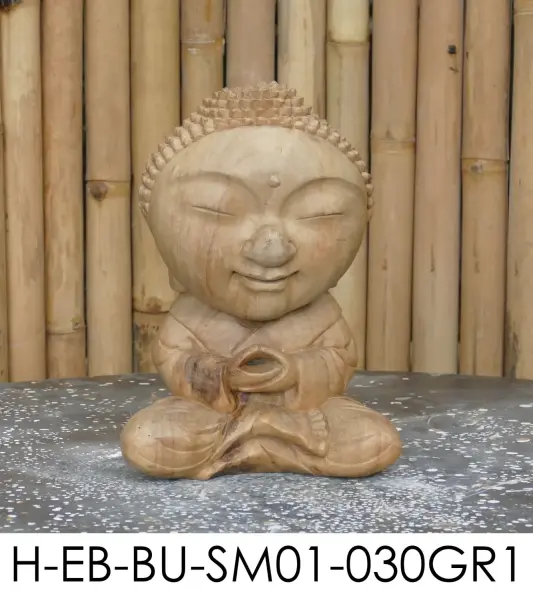 Product image 10 of the product “Nima - Sitting monk with big head, 30 cm H | cast stone ”