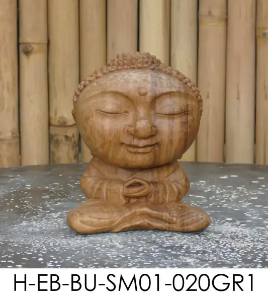 Product image 11 of the product “Nima - Sitting monk with big head, 22 cm H | cast stone ”