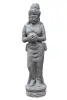 Product image 2 of the product “Standing Dewi Sri as a water feature, 153cm height, cast stone, handcrafted & coloured 153 cm”