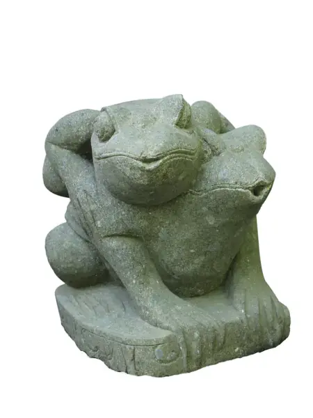 Product image of the product “Two frogs from Surtito made of natural stone ”