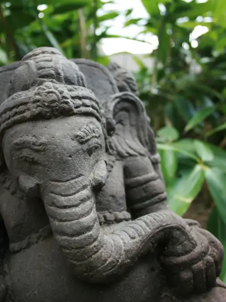 Product image of the product “Ganesh with Relief at the backside, approx. 40cm, Antique finish ”
