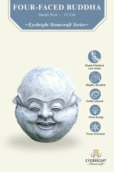 Product image of the product “Si Mian Fo -Small four face Buddha, 12cm H | cast stone ”