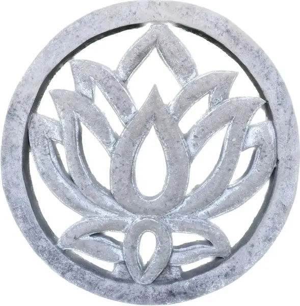 Product image of the product “Lotus - Plaque - Lotus flower, Ø 30 cm | cast stone ”