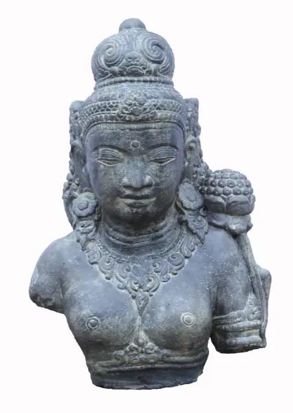 Product image of the product “Dewi Tara Bust, 48cm high, with Lotus bud ”