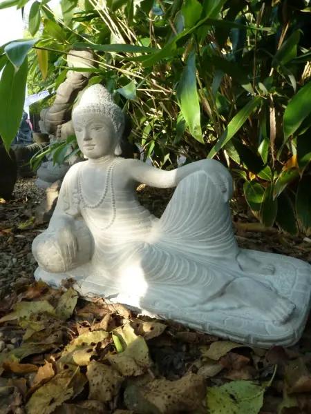 Product image of the product “Buddha lying, cast stone, 80cm width ”