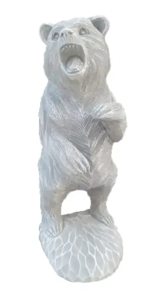 Product image 3 of the product “Standing Bear on 2 legs, 41 cm Height | cast stone ”