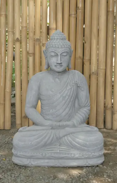 Product image 3 of the product “Ravi - Seated Buddha Meditation, 65cm - cast stone ”