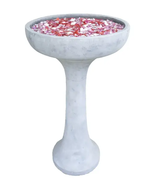 Product image 3 of the product “Set Trieste – Bird Bath | 82 cm Height, Ø Bowl 50 cm | Casted Stone ”