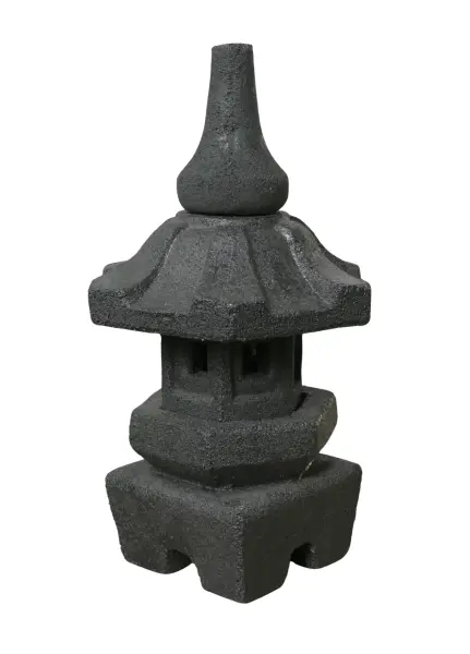 Product image 3 of the product “Garden lamp, 38cm Height | GRC (Glassfibre Reinforced Concrete), Black ”