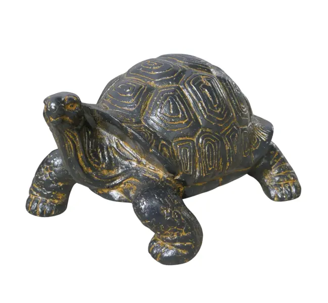 Product image 3 of the product “Turtle, 24cm Length | GRC (Glassfibre Reinforced Concrete), Copper Finish ”