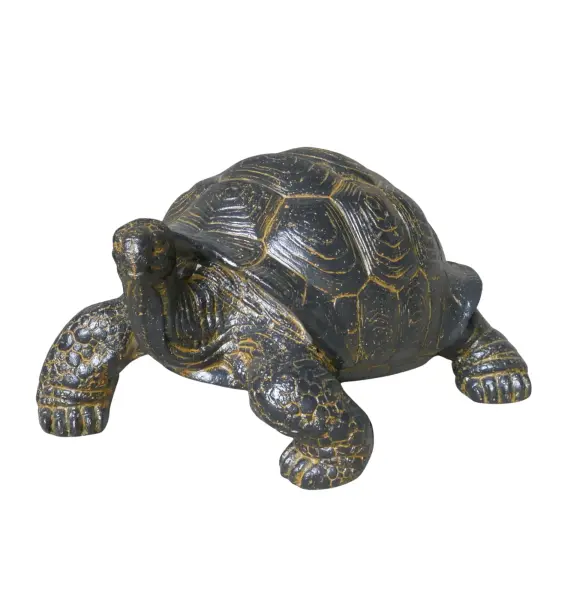 Product image 3 of the product “Turtle, 47cm Length | GRC (Glassfibre Reinforced Concrete), Copper Finish ”