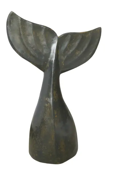Product image 3 of the product “Tail, 102 cm Height, GRC (Glassfibre Reinforced Concrete), Copper Finish ”