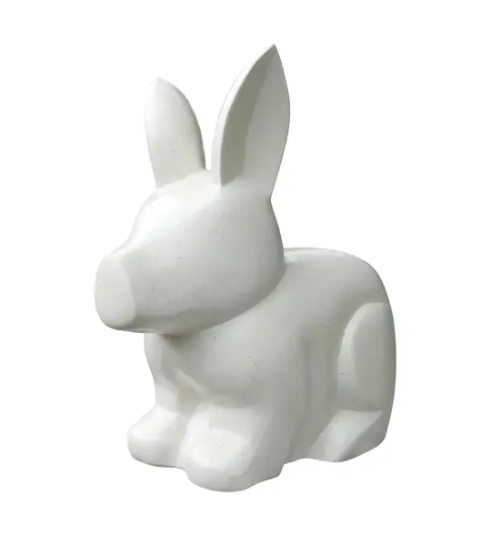 Product image 3 of the product “Rabbit, 40cm Height | Terazzo, White color ”