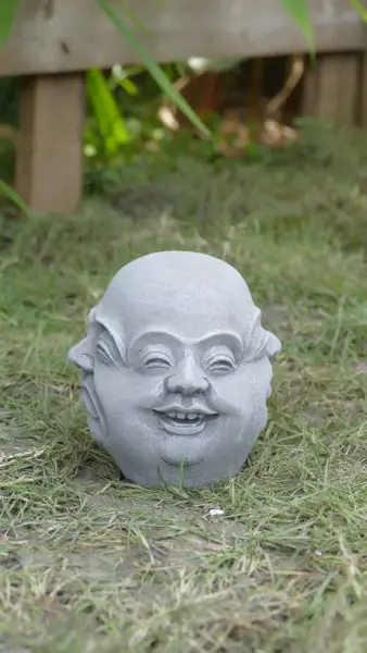 Product image 4 of the product “Si Mian Fo -Small four face Buddha, 12cm H | cast stone ”