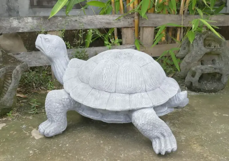 Product image 5 of the product “Winston - Big Turtle, 85 cm Length | cast stone ”