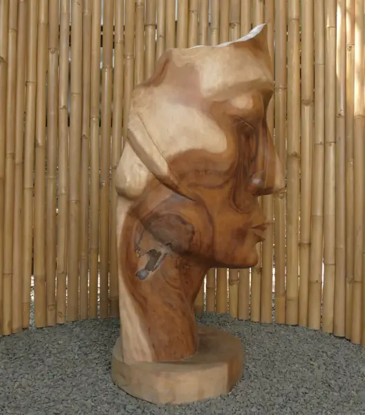 Product image 5 of the product “Mask female by original made of suar wood, 120cm height ”