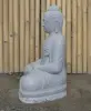 Product image 6 of the product “Seated Buddha made of Riverstone in Dhyana position - gesture of meditation, H.62 cm, natural. ”