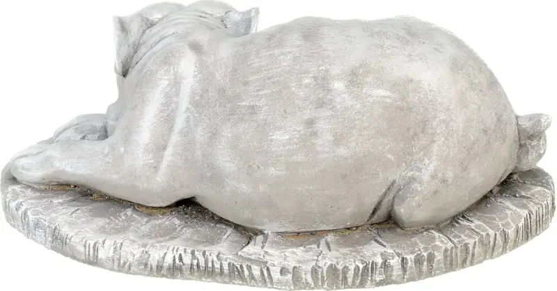 Product image 6 of the product “Spike -Small bulldog lying on Base, 38cm L | cast stone ”