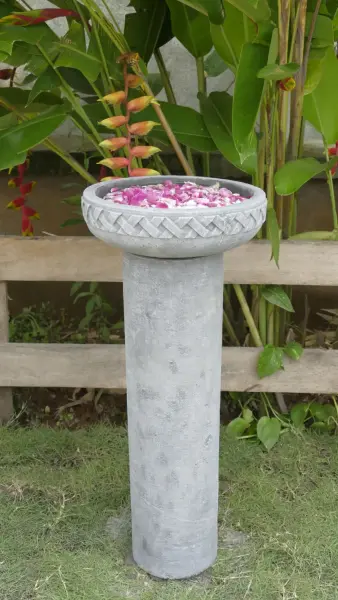 Product image 6 of the product “Semarang - Bowl with geometrical motif, Ø 30 cm | cast stone ”
