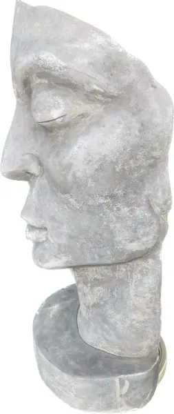 Product image 6 of the product “Aras - Face looking to the right, 90 cm H | cast stone ”