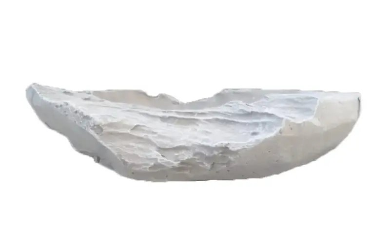 Product image 7 of the product “Stone bowl with wood grain, 30.5 cm Length | cast stone ”