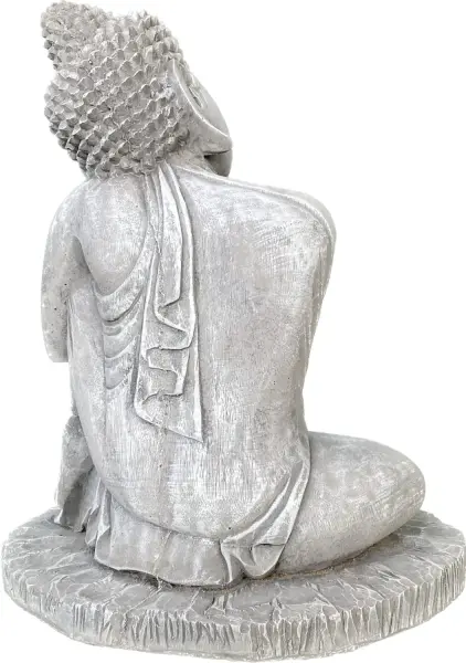 Product image 7 of the product “Hema - Buddha relax - left knee is up, 45 cm H | cast stone ”