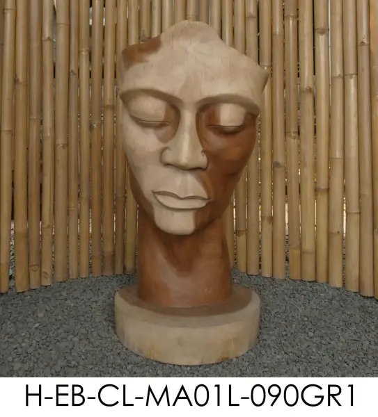 Product image 8 of the product “Dilan - Face looking to the left, 87 cm H | cast stone ”