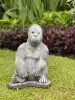  Product image 1 of the product “Barney - Gorilla seated on a base, 43 cm H | cast stone ”