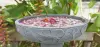  Product image 1 of the product “Makassar - Bowl with lotus motive, Ø 50 cm | cast stone ”