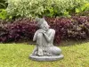  Product image 1 of the product “Vivit - Buddha relax - right knee is up, 44 cm H | cast stone ”