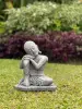  Product image 1 of the product “Amar - Buddha relax - right knee up. 24cm H | cast stone ”