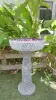  Product image 1 of the product “Set Pattaya – Bird Bath | 83 cm Height, Ø Bowl 50 cm | Casted Stone ”