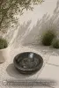  Product image 1 of the product “Bowl 2 fish, 36cm Ø | GRC (Glassfibre Reinforced Concrete), Copper Finish ”