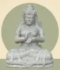  Product image 1 of the product “Seated Dewi Sri, position chakra turning the wheel, about 48cm height ”