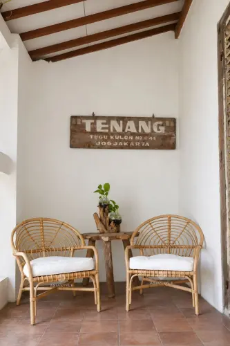 Product image of the product “Bajau armchair made of rattan about 79cm height. Natural Color. ”