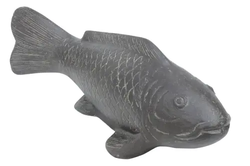 Product image of the product “Japanese inspired Koi fish. 18 x 61 x 23cm. Stone cast, handcrafted & coloured 60 cm”